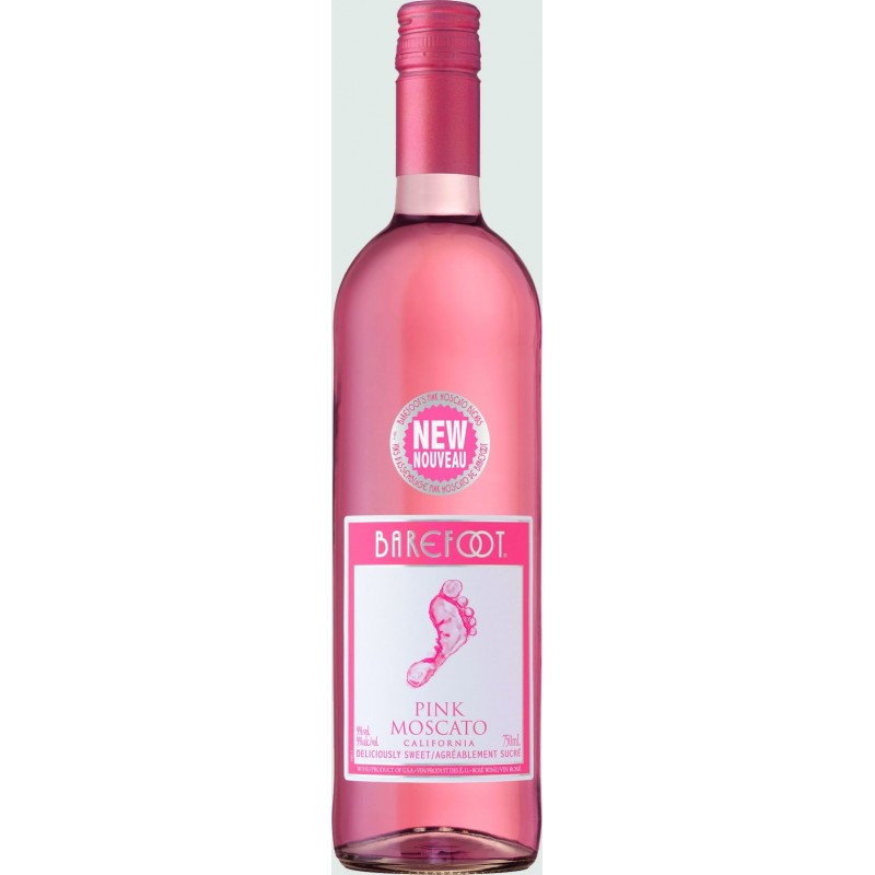 BAREFOOT PINK MOSCATO 750ml