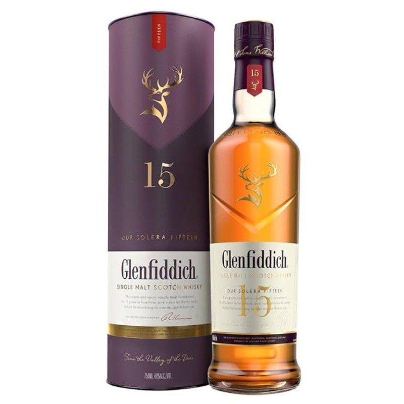 GLENFIDDICH 15YO WHISKY 700ml
