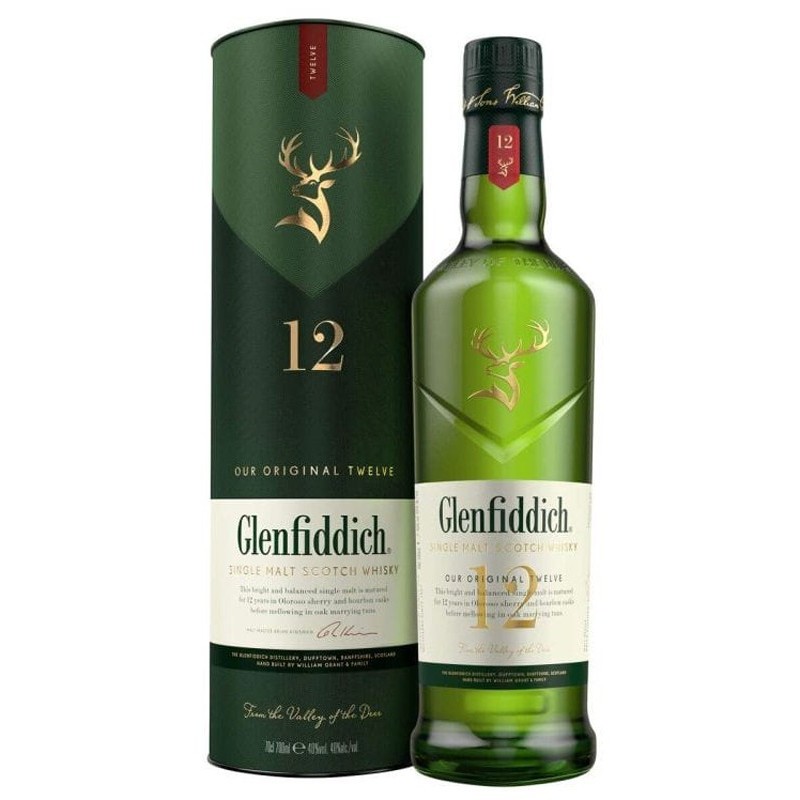 GLENFIDDICH 12YO WHISKY 700ml