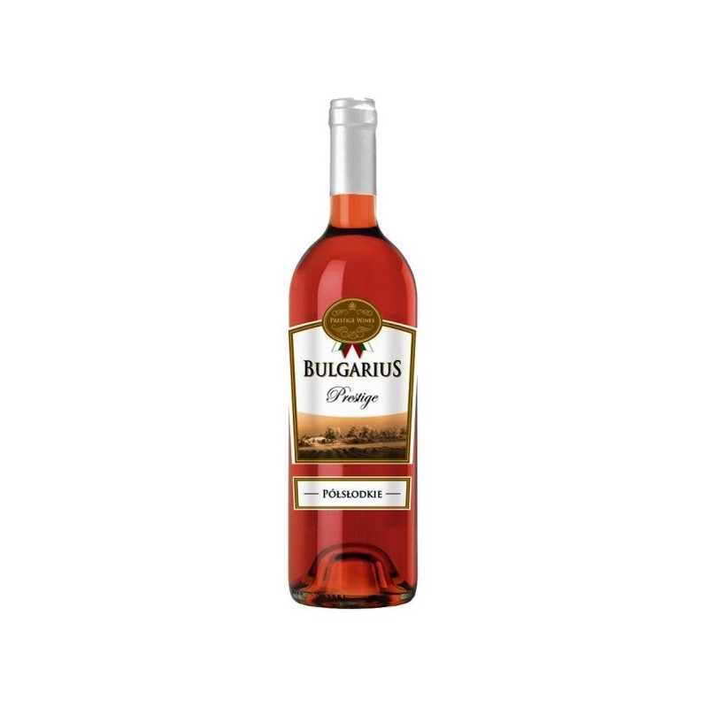 BULGARIUS PRESTIGE RÓŻOWE PÓŁSŁODKIE 750ml