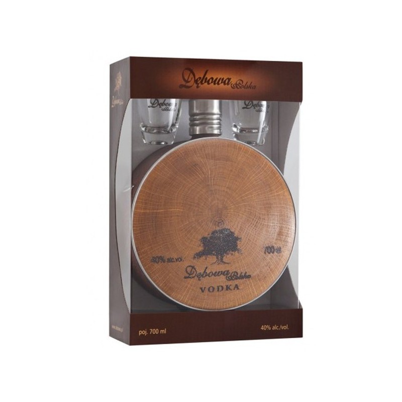 DĘBOWA 700ml - bukłak + kieliszki