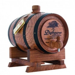 DĘBOWA 1000ml -  beczka czarne obręcze