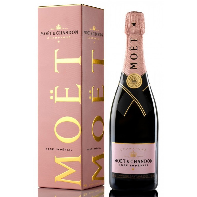 MOET & CHANDON ROSE IMPERIAL + KARTONIK 750ml