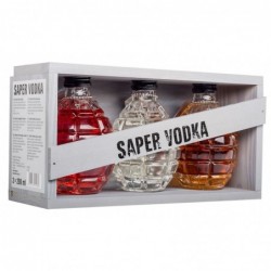 SAPER VODKA 3X200ml