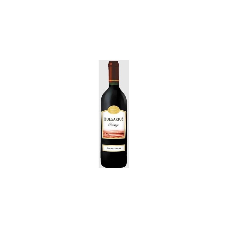 BULGARIUS PRESTIGE CZERWONE PÓŁWYTRAWNE 750ml