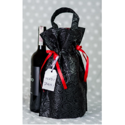 Worek upominkowy czarny