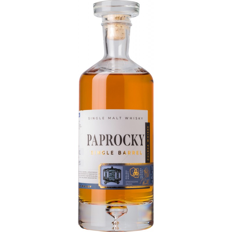 PAPROCKY SINGLE BARREL WHISKY 700ml