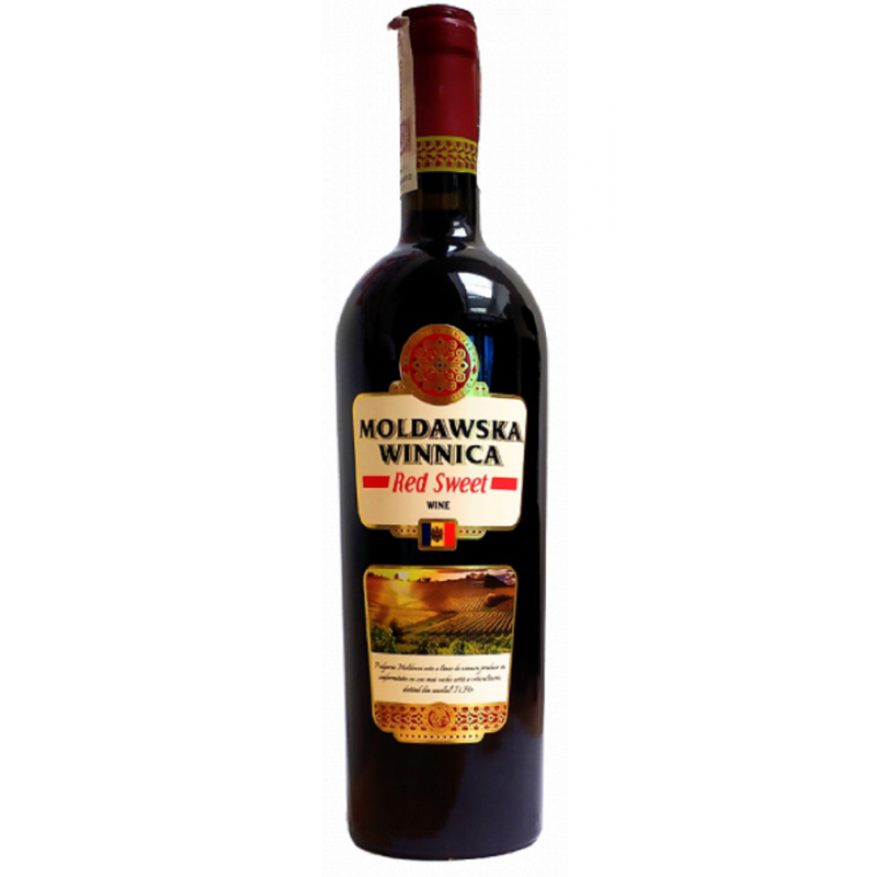 MOŁDAWSKA WINNICA RED SWEET 750ml