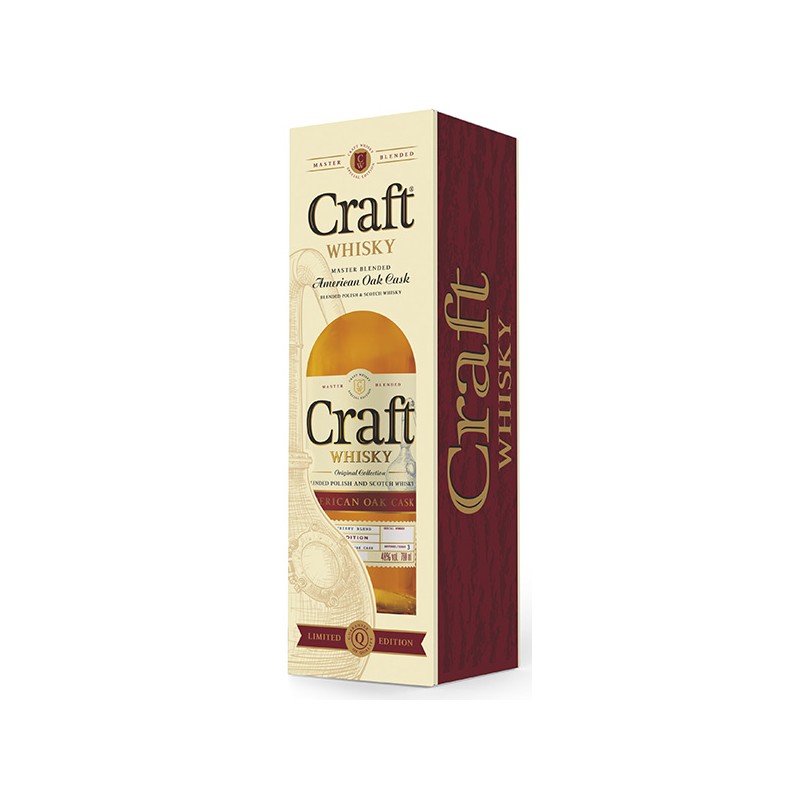 CRAFT BLENDED POLISH & SCOTCH WHISKY 700ml + karton