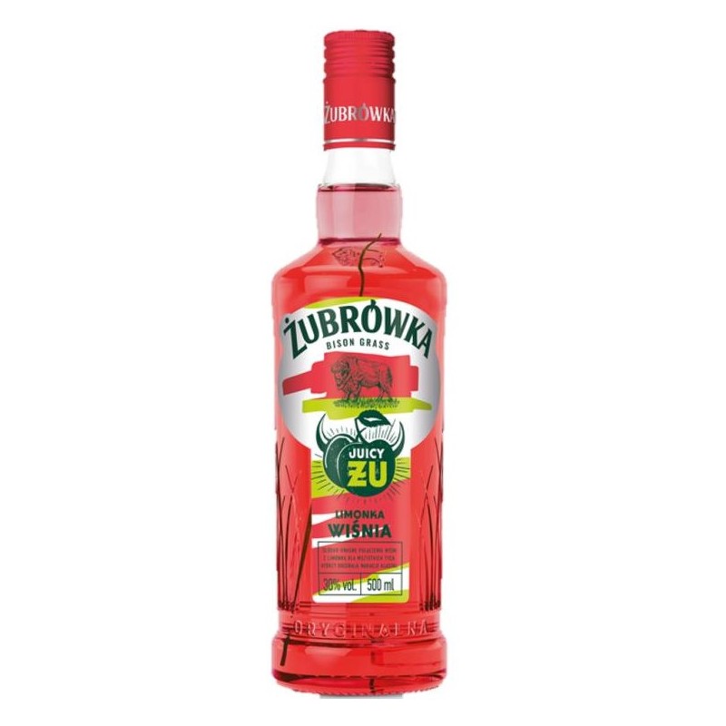 ŻUBRÓWKA WIŚNIA / LIMONKA 500ml