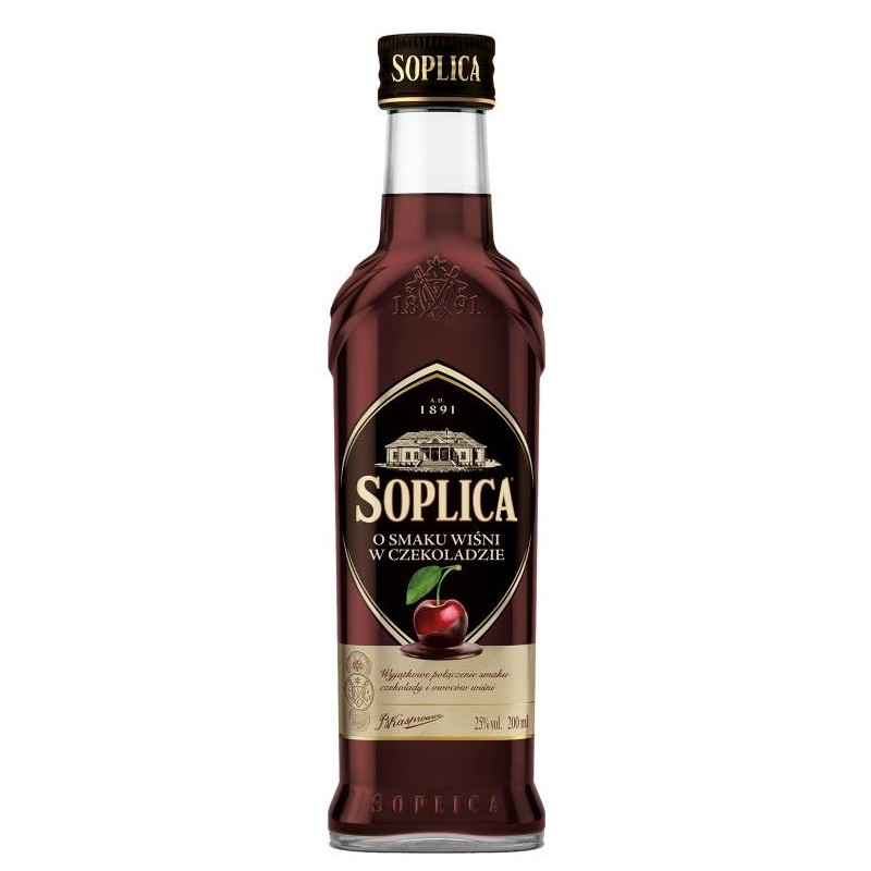 SOPLICA WIŚNIA W CZEKOLADZIE 200ml