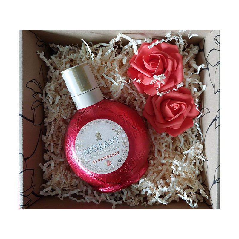 Zestaw prezentowy MOZART CHOCOLATE STRAWBERRY 500ml