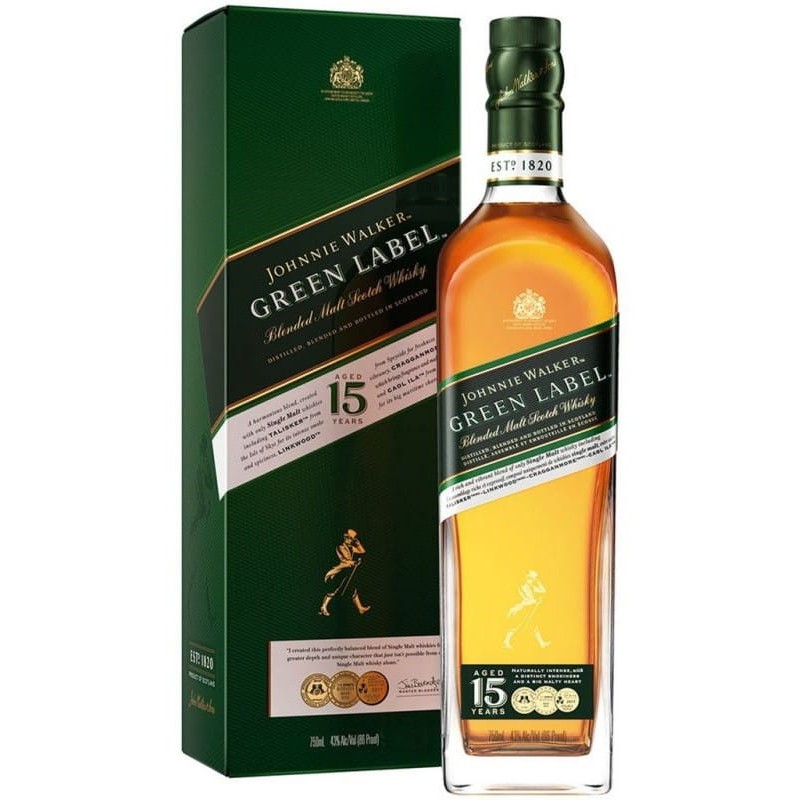 JOHNNIE WALKER GREEN LABEL+ KARTON 700ml