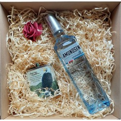 Zestaw prezentowy  wódka AMUNDSEN 700 ml