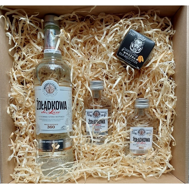 Zestaw prezentowy wódka ŻOŁĄDKOWA