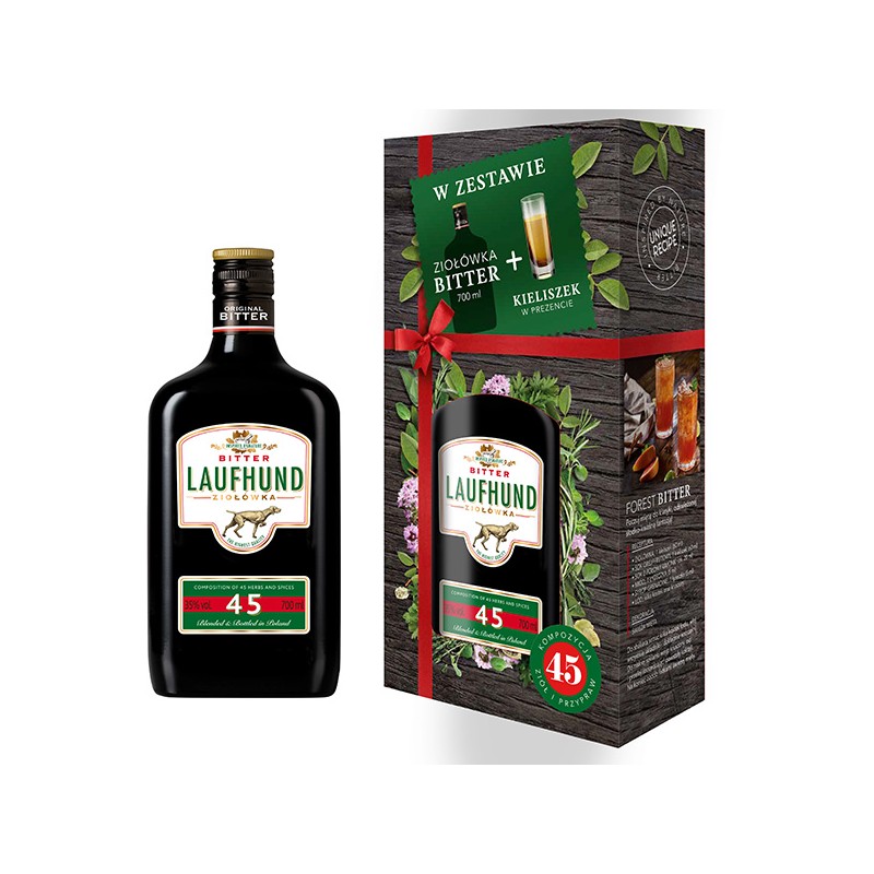 LAUFHUND BITTER 700ml + kieliszek