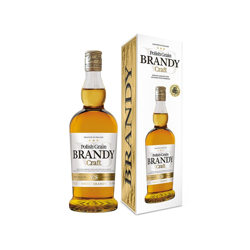 CRAFT POLISH GRAIN BRANDY VS 700ml + kartonik