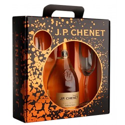 J.P. CHENET SPARKLING BLANC DE BLANCS DEMI SEC 750ml + 2 kieliszki